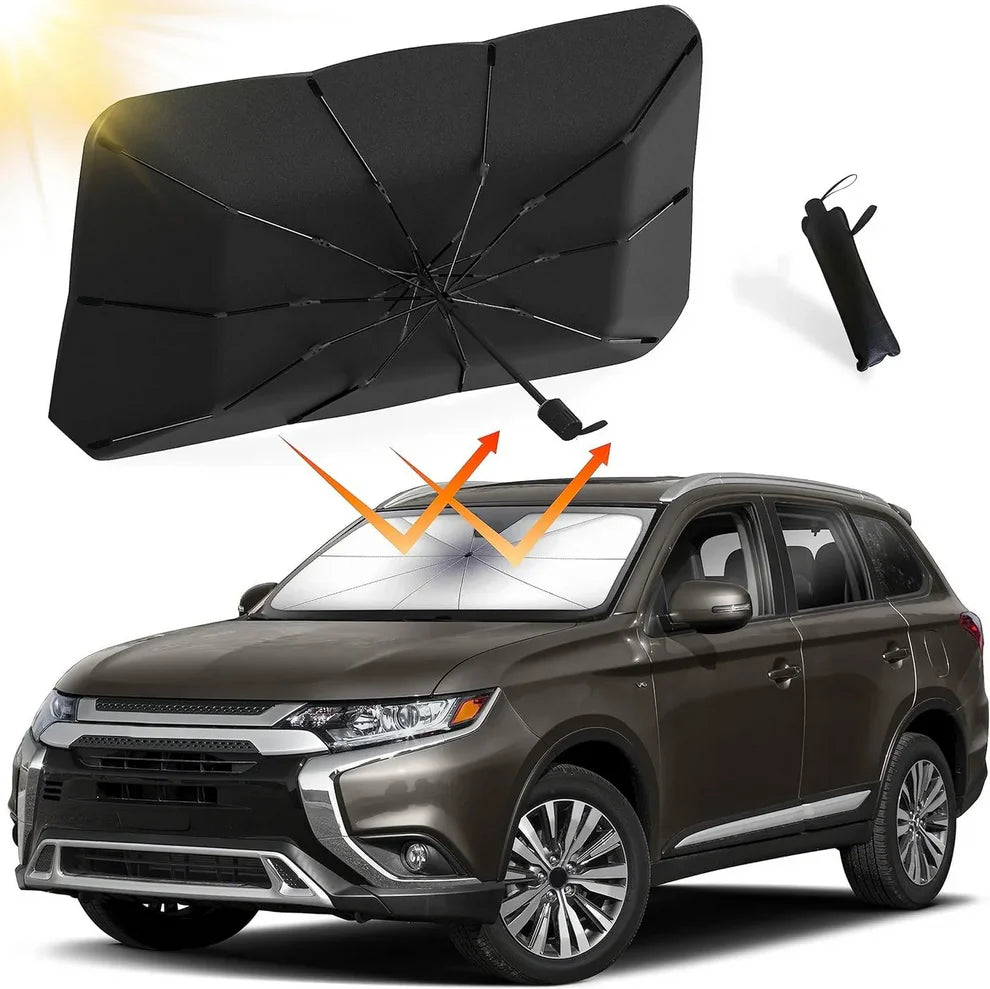 Car Windshield Sun Shade Umbrella | UV Protection Heat Blocker for Cars