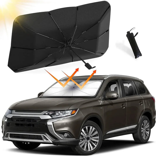 Car Windshield Sun Shade Umbrella | UV Protection Heat Blocker for Cars