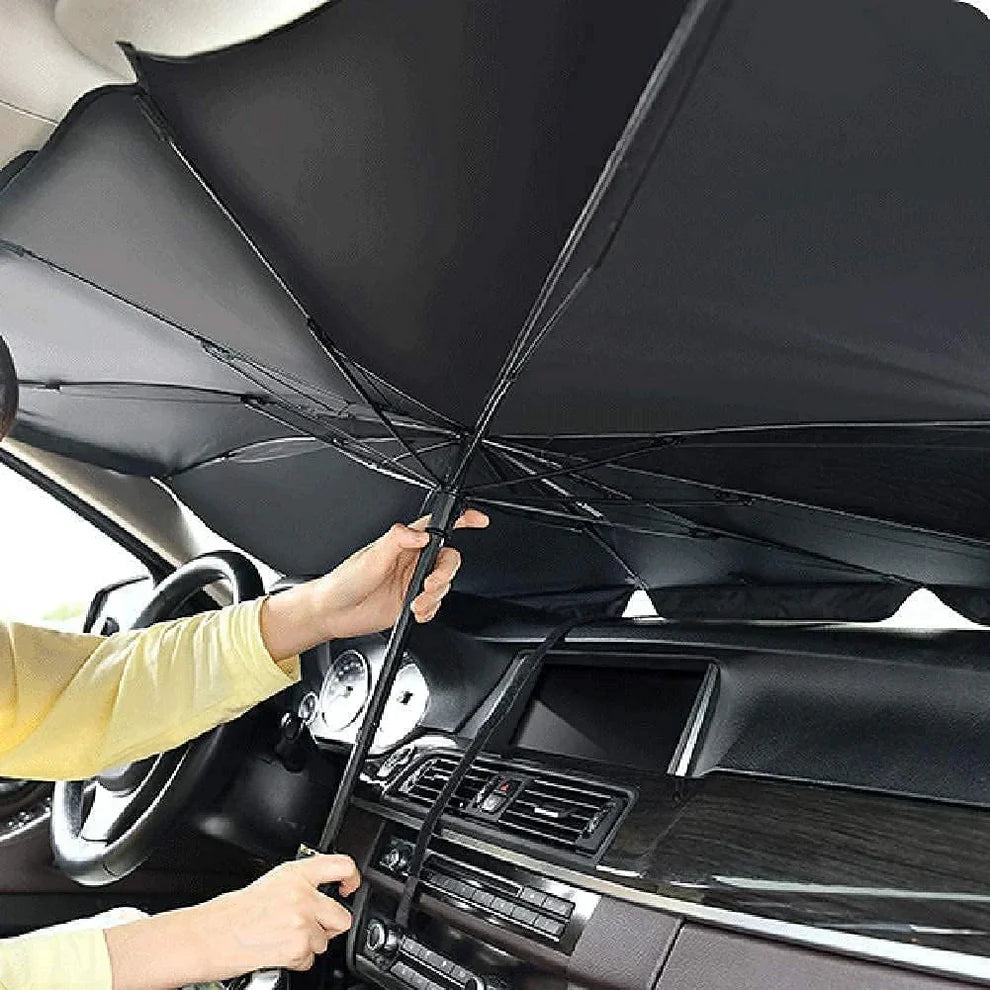 Car Windshield Sun Shade Umbrella | UV Protection Heat Blocker for Cars